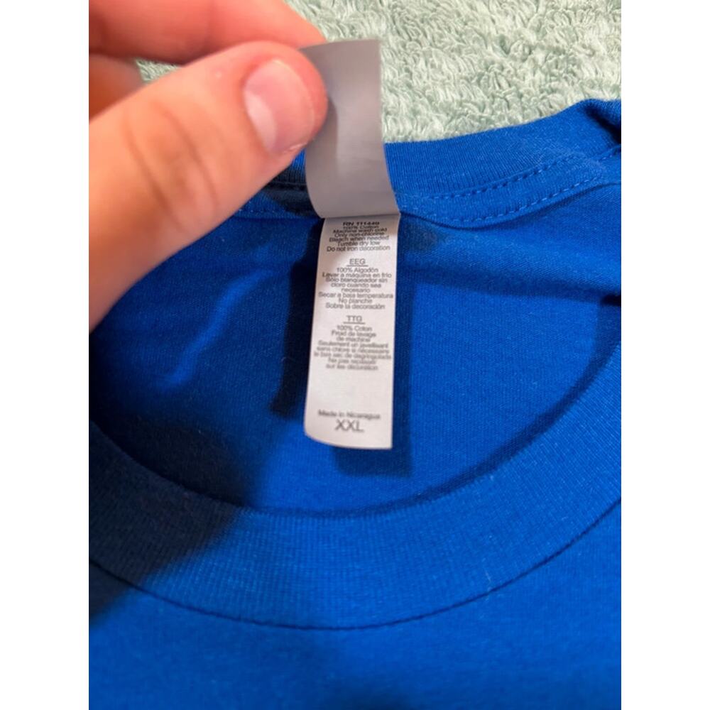 Next Level Make Cycling Great Again Blue T-shirt Size US UK (2XL) - Picture 4 of 12